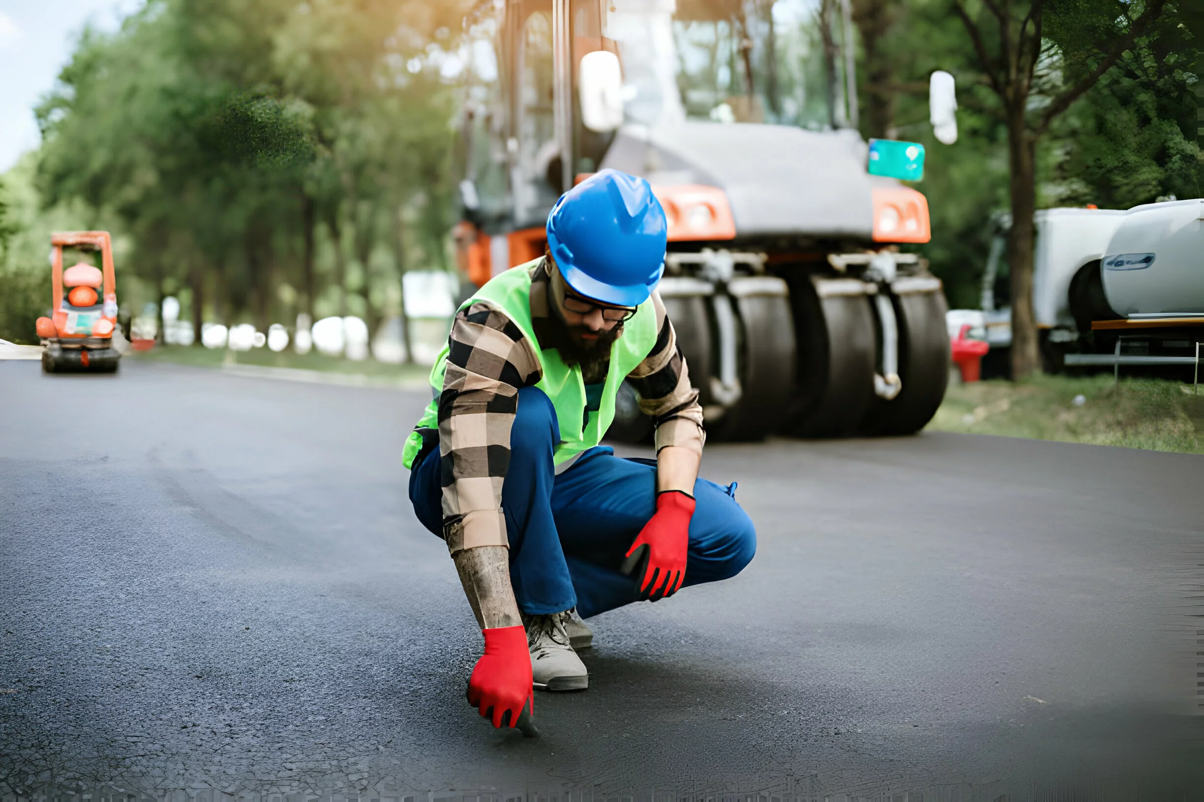 Blown Asphalt Road Repair