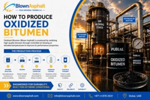 how to produce oxidized bitumen, Oxidized bitumen, blown asphalt